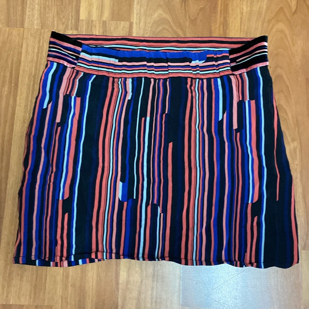 ❤️ French Connection Pink and Blue Stripe Strapless Top Size 4